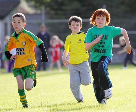 Action from the 2011 community games in Father Tierney Park.