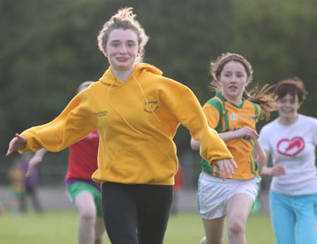 Action from the 2011 community games in Father Tierney Park.