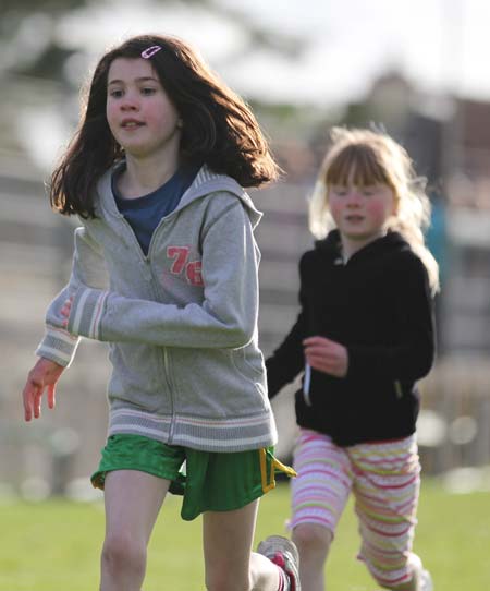 Action from the 2011 community games in Father Tierney Park.