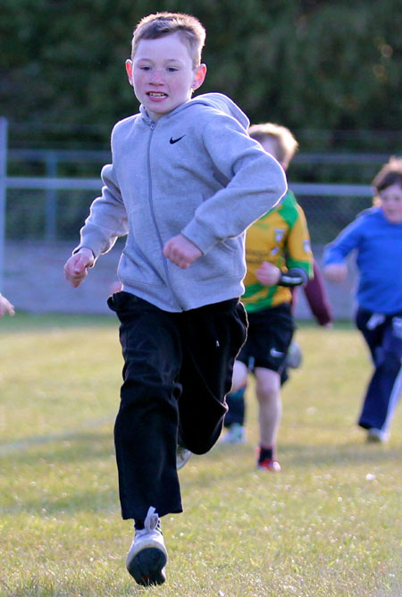 Action from the 2012 community games in Father Tierney Park.