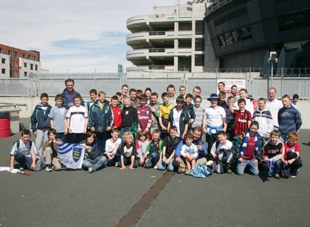 Aodh Ruadh's young hurlers enter Croke Park.