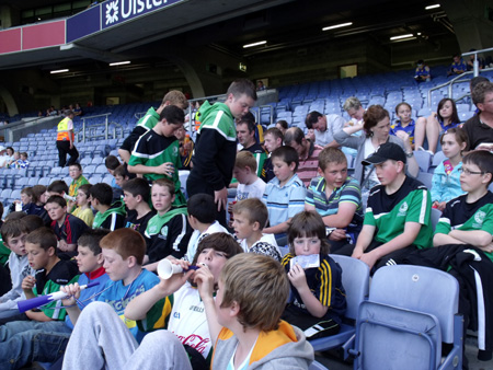 The underage hurlers annual trip to the All-Ireland semi-final in Croke Park.