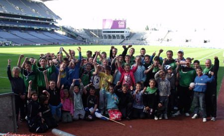 The underage hurlers annual trip to the All-Ireland semi-final in Croke Park.