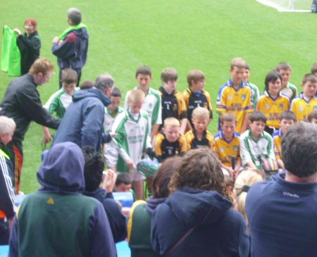 Aodh Ruadh under 12s at Croke Park.