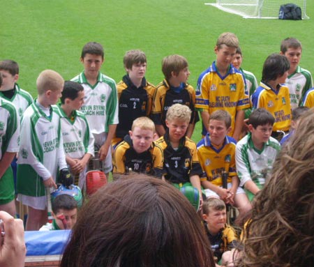 Aodh Ruadh under 12s at Croke Park.