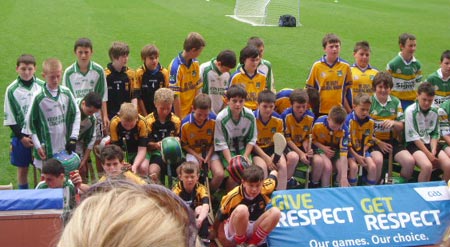 Aodh Ruadh under 12s at Croke Park.