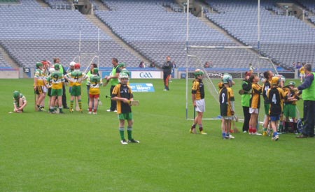 Aodh Ruadh under 12s at Croke Park.