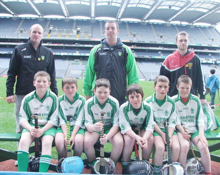 Aodh Ruadh under 12s at Croke Park.