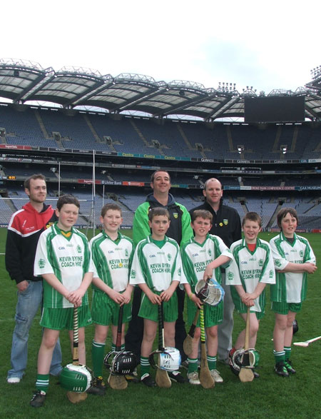 Aodh Ruadh under 12s at Croke Park.