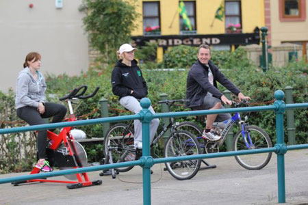 Action from the 2012 Cyclothon.