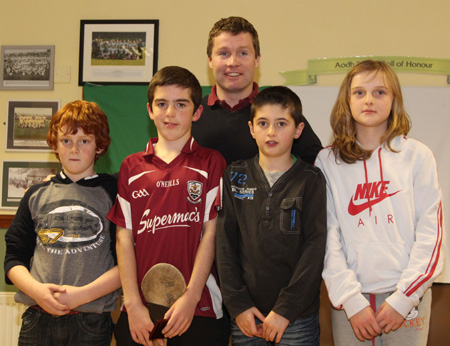 Scenes from the visit of Galway star to Damien Hayes to Aodh Ruadh.