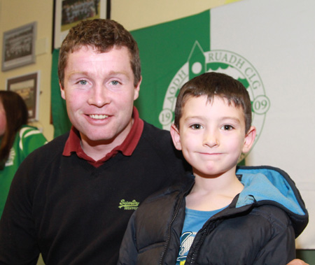 Scenes from the visit of Galway star to Damien Hayes to Aodh Ruadh.