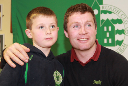 Scenes from the visit of Galway star to Damien Hayes to Aodh Ruadh.