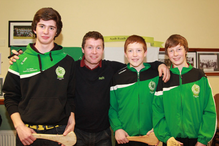 Scenes from the visit of Galway star to Damien Hayes to Aodh Ruadh.