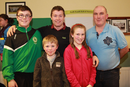 Scenes from the visit of Galway star to Damien Hayes to Aodh Ruadh.