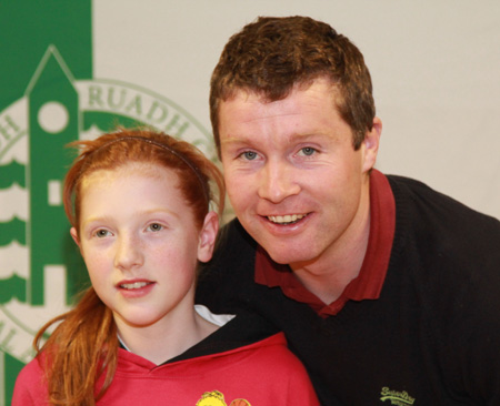 Scenes from the visit of Galway star to Damien Hayes to Aodh Ruadh.