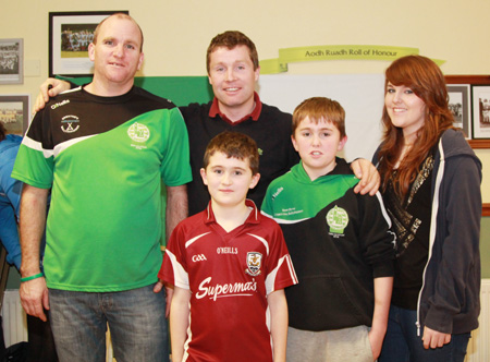 Scenes from the visit of Galway star to Damien Hayes to Aodh Ruadh.