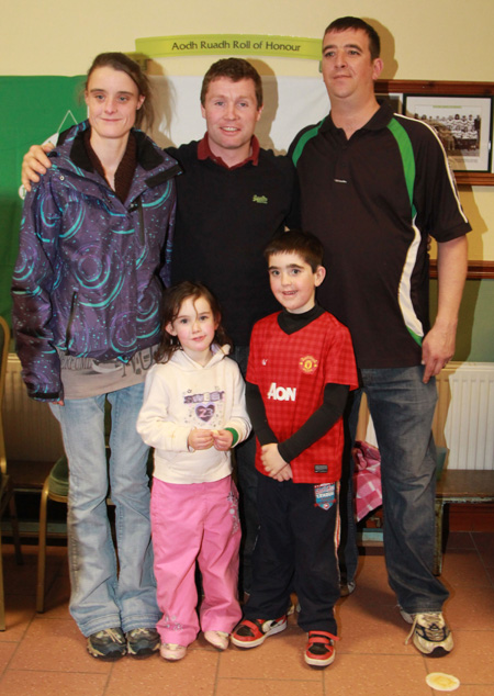 Scenes from the visit of Galway star to Damien Hayes to Aodh Ruadh.