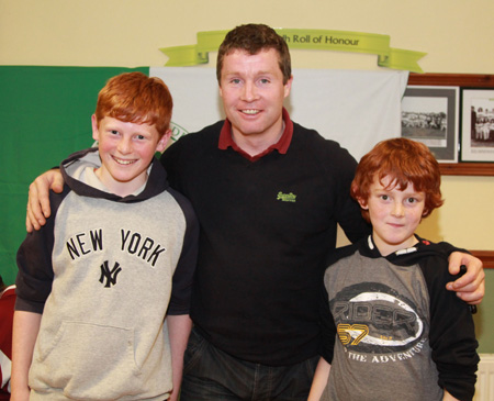 Scenes from the visit of Galway star to Damien Hayes to Aodh Ruadh.