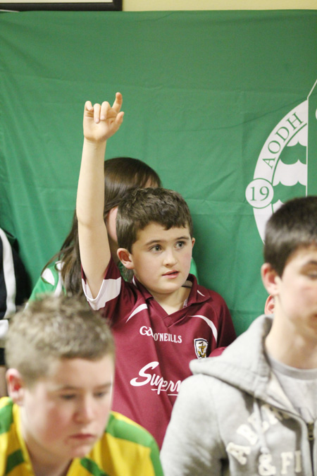 Scenes from the visit of Galway star to Damien Hayes to Aodh Ruadh.