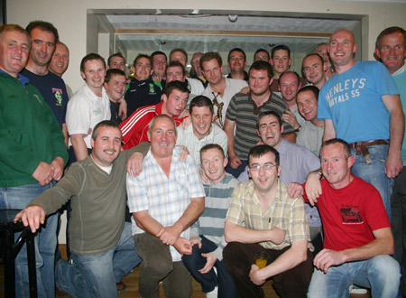 Some of those who attended Dennis Doherty's farewell evening in Max Bar.