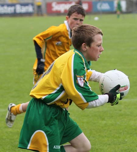 Action from the minigames at half time between Donegal and Antrim.