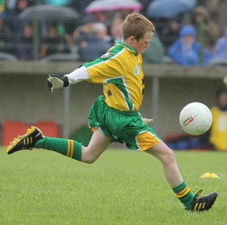 Action from the minigames at half time between Donegal and Antrim.