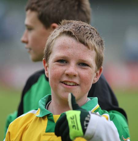 Action from the minigames at half time between Donegal and Antrim.