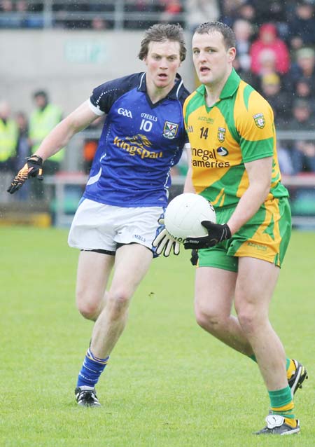 Action from the senior Ulster championship first round game between Donegal and Cavan.