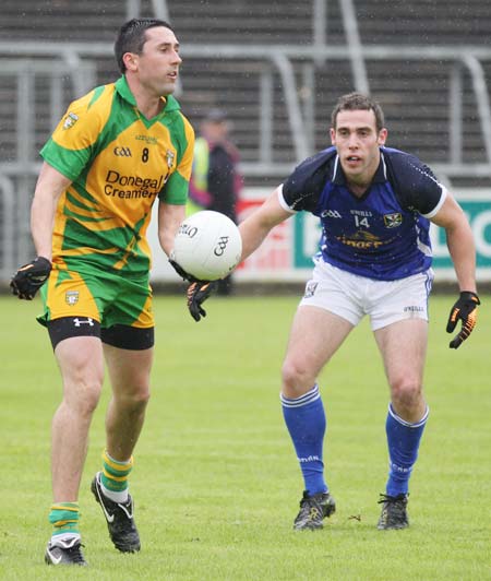 Action from the senior Ulster championship first round game between Donegal and Cavan.