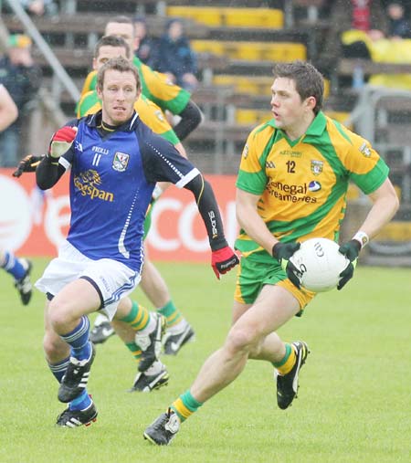 Action from the senior Ulster championship first round game between Donegal and Cavan.