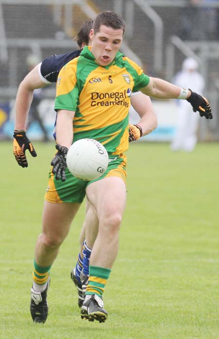 Action from the senior Ulster championship first round game between Donegal and Cavan.