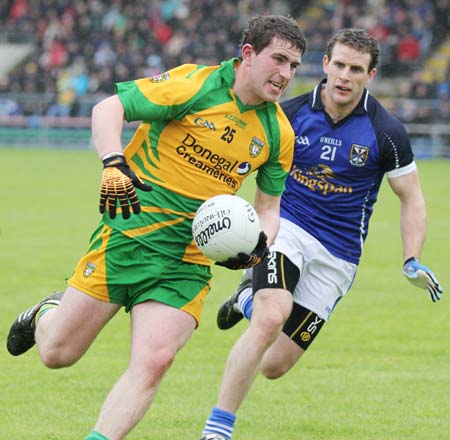 Action from the senior Ulster championship first round game between Donegal and Cavan.