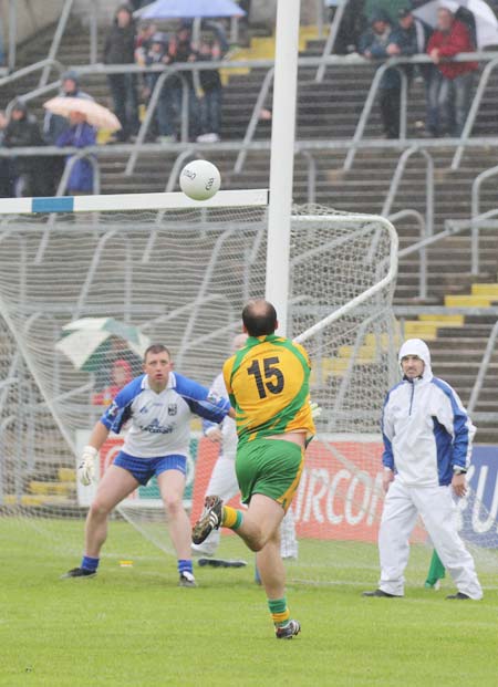 Action from the senior Ulster championship first round game between Donegal and Cavan.