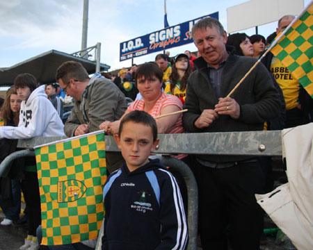 Action from the Donegal v Dublin under 21 All-Ireland final.