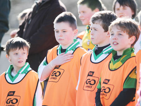 Action from the minigames at half time between Donegal and Mayo.