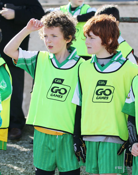 Action from the minigames at half time between Donegal and Mayo.