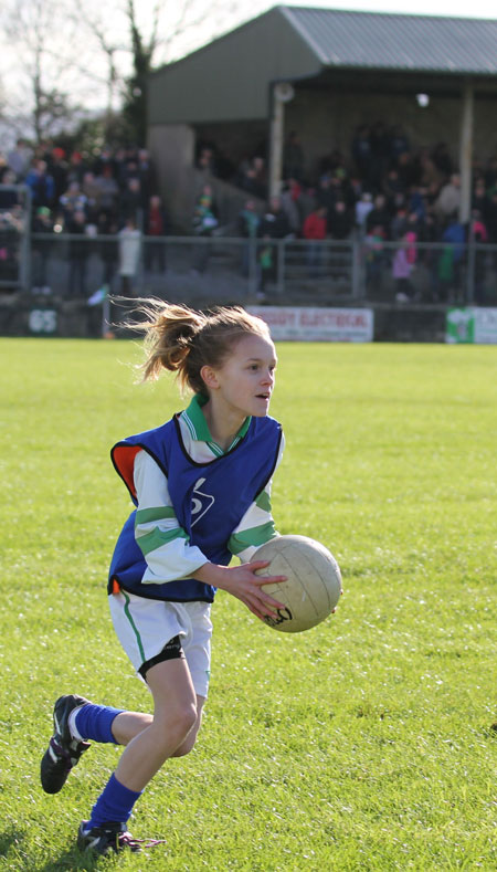 Action from the minigames at half time between Donegal and Mayo.