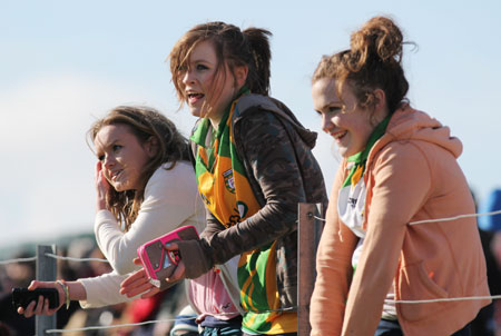 Action from the minigames at half time between Donegal and Mayo.