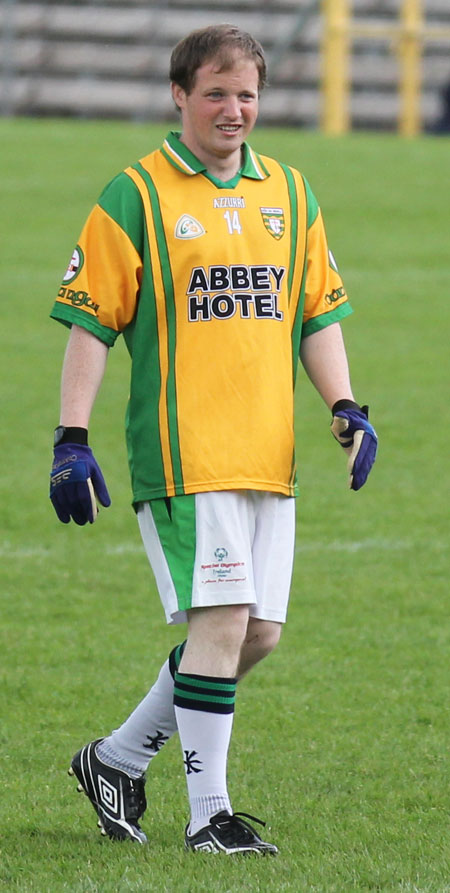 Action from the Ulster Senior Football Championship semi-final between Donegal and Tyrone.