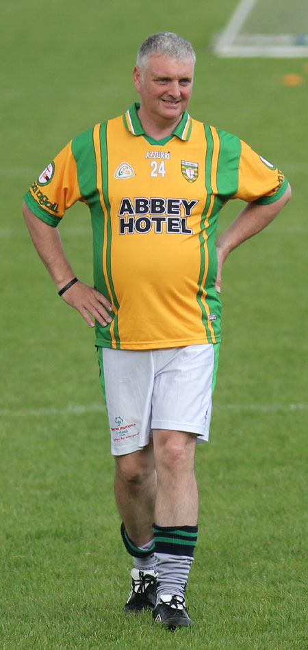 Action from the Ulster Senior Football Championship semi-final between Donegal and Tyrone.