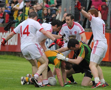 Scenes from the Ulster Football Championship quarter-finals between Donegal and Tyrone.