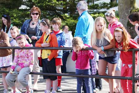 Action from the 2011 Duck Race.