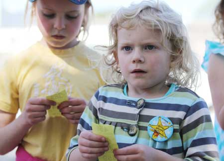 Action from the 2011 Duck Race.