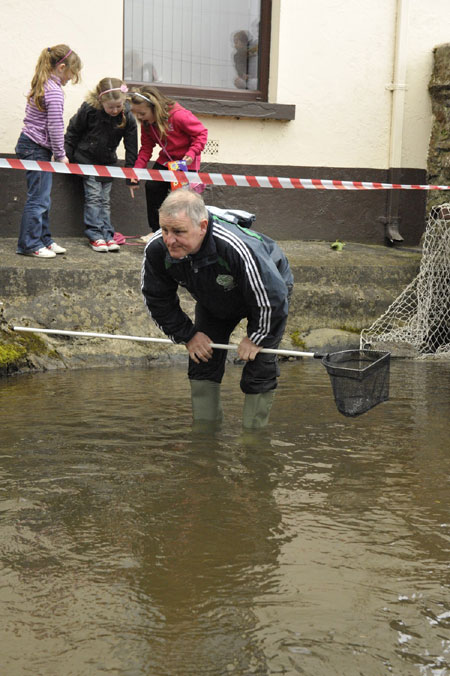 Action from the 2012 Duck Race.