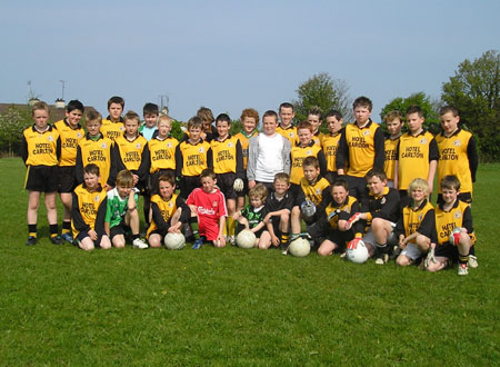 The Erne Gaels team from Belleek, County Fermanagh which took part in the Willie Rogers Under 12 tournament in Ballyshannon last Saturday.