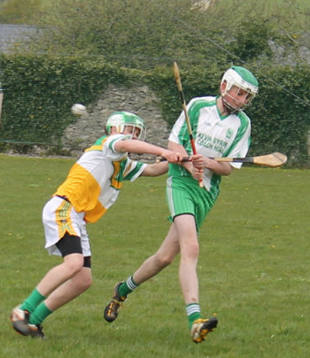 Action from the Donegal Féile finals staged in Ballyshannon.