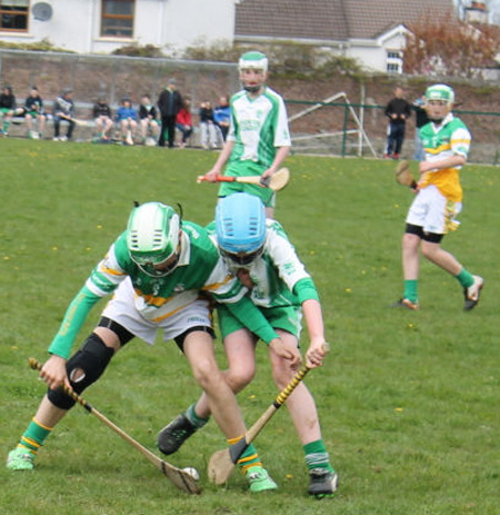 Action from the Donegal Féile finals staged in Ballyshannon.