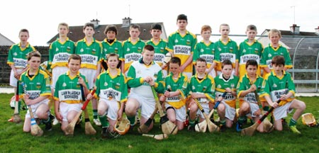 Action from the 2010 county Féile hurling finals.