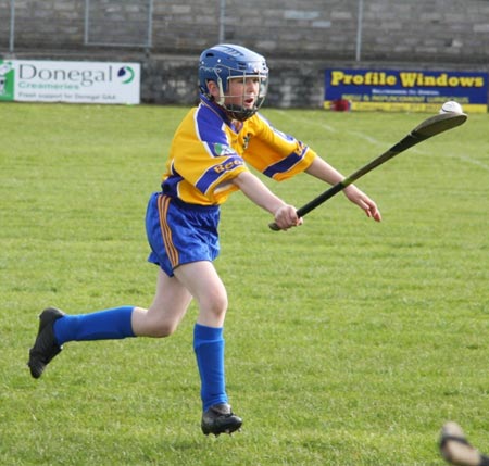 Action from the 2010 county Féile hurling finals.